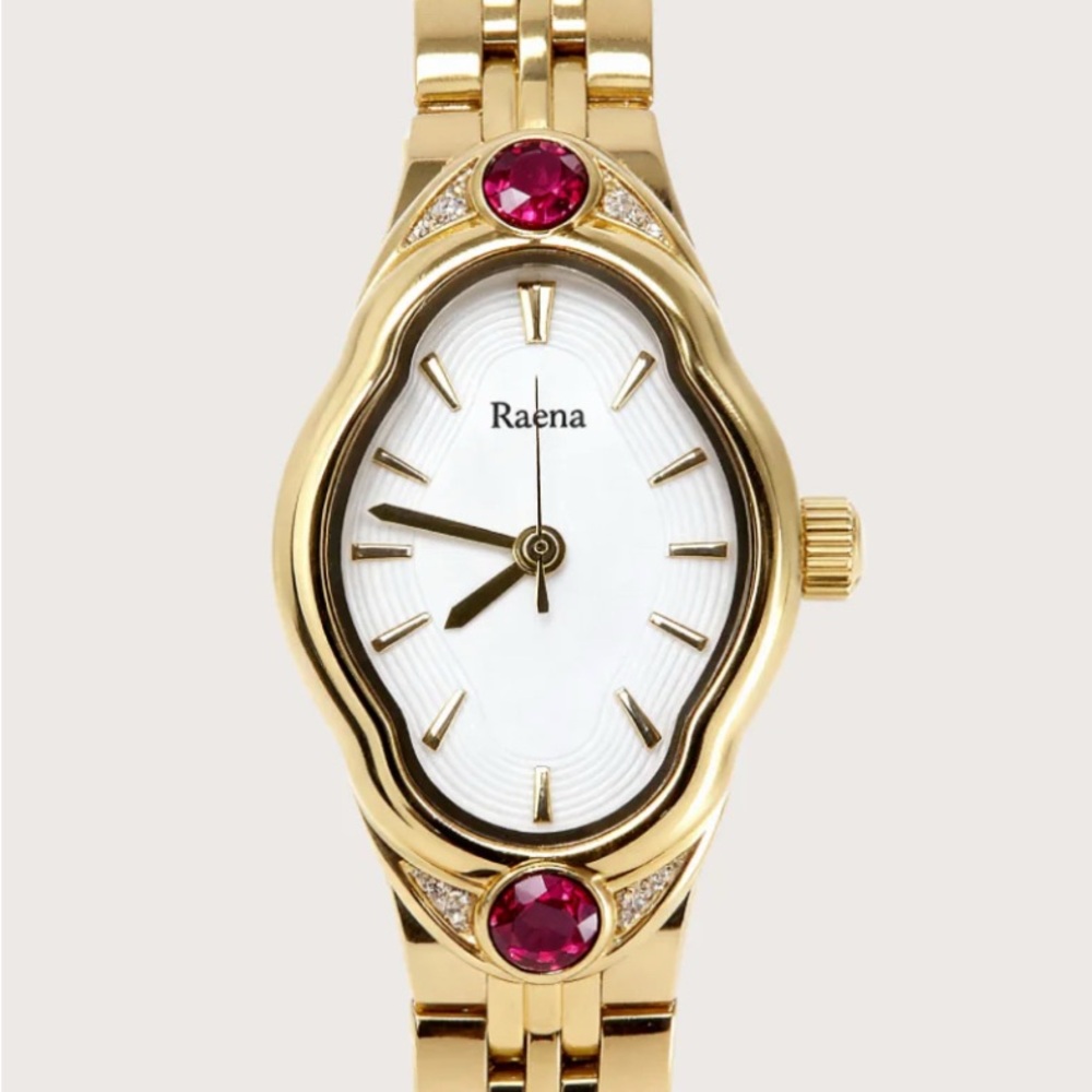 The Raena Watch Gold Ruby